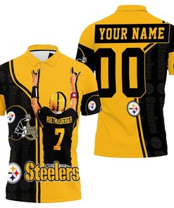 7 Ben Roethlisberger 7 Pittsburgh Steelers Personalized Great Player 2020 Nfl Personalized Polo Shirt