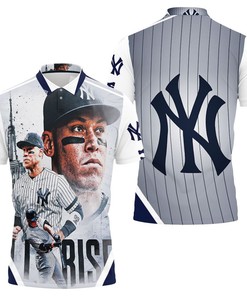 99 New York Yankees Aaron Judge All Rise Polo Shirt