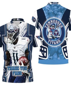A.J Brown 11 Tennessee Titans Afc South Champions Super Bowl 2021 3D Polo Shirt