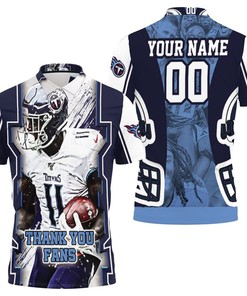 A.J Brown 11 Tennessee Titans Afc South Champions Super Bowl 2021 Personalized Polo Shirt