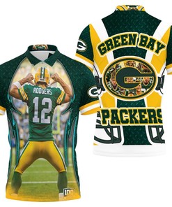 Aaron Charles Rodgers 12 Green Bay Packers Nfc North Division Champions Super Bowl 2021 3D Polo Shirt