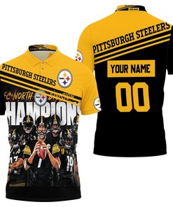 Afc North Division Champions Pittsburgh Steelers 2020 Great Players Personalized Polo Shirt