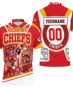 Afc West Division Champions Kansas City Chiefs Super Bowl 2021 Personalized Polo Shirt All-Over Print