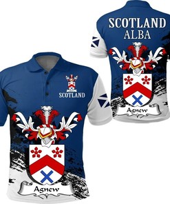 Agnew Scottish Family Crest Scotland Special Polo Shirt - Golf Shirt