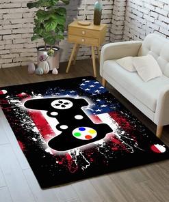 American Flag Design Gaming Rugs Home Decor Floor Mats Bedroom Living Room Bathroom