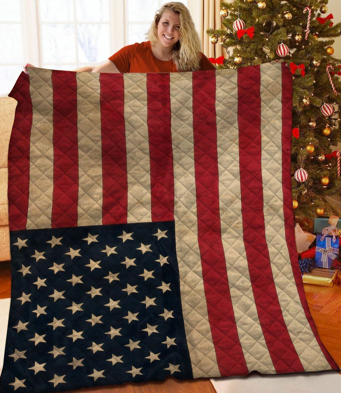 American Quilt Bedding Set Bedroom Decor Gifts for Family
