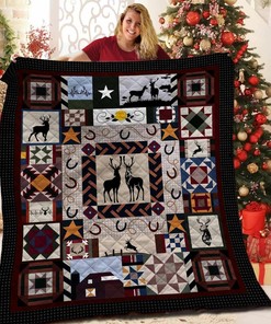 American Staffordshire Terrier You Are Late Quilt Bedding Set Bedroom Decor, Gifts for Family