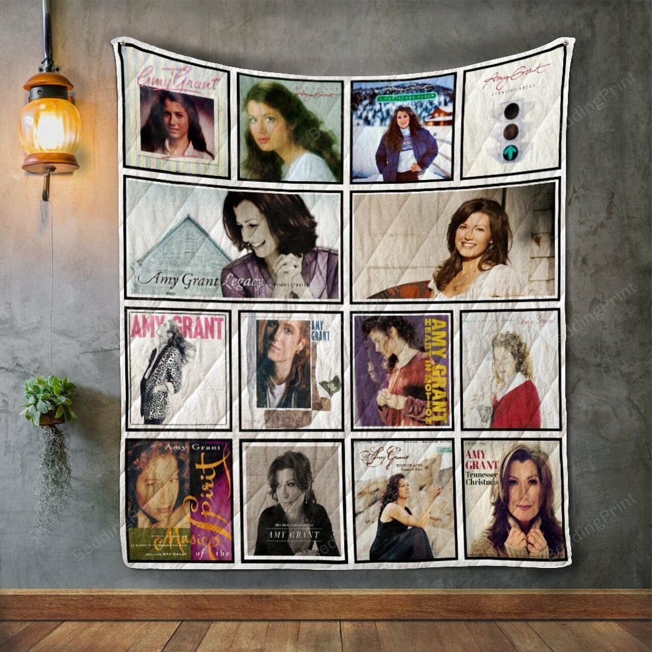 Amy Grant Album Covers Quilt Bedding Set Blanket Bedroom Decor, Gifts for Family