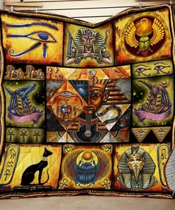 Ancient Egypt Quilt Bedding Set - Perfect for Bedroom Decor and Family Gifts