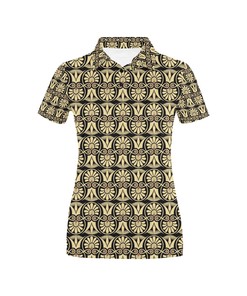 Ancient Greek Print Design Women's Polo Shirt A3
