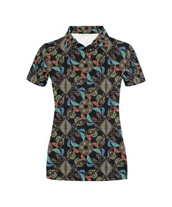Ancient Greek Print Design Women's Polo Shirt Gift