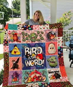 Angry Birds Personalized Quilt Bedding Set, Suitable for Home Decoration and Family Gifts