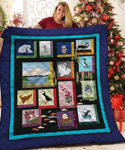 Animal Quilt Bedding Set Bedroom Decor, Gifts for Family
