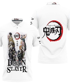 Anime Kimetsu No Yaiba Hashira And Kisatsutai Polo Shirt