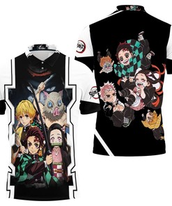 Anime Kimetsu No Yaiba Poster Polo shirt