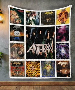 Anthrax Band Album Covers Quilt Bedding Set Blanket - Great for Bedroom Decoration and Family Gifts
