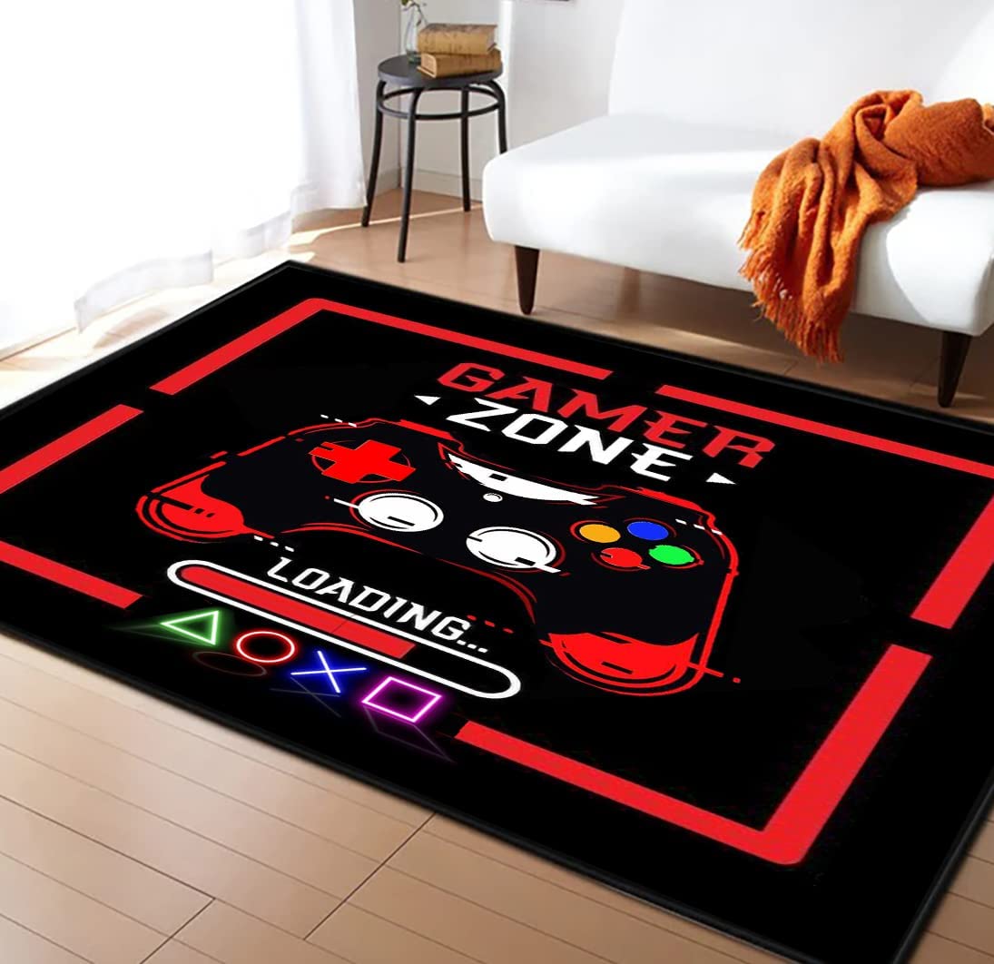 Anti-Slip Playroom Rug with 3D Printed Pattern for Kids and Teens - Image 2