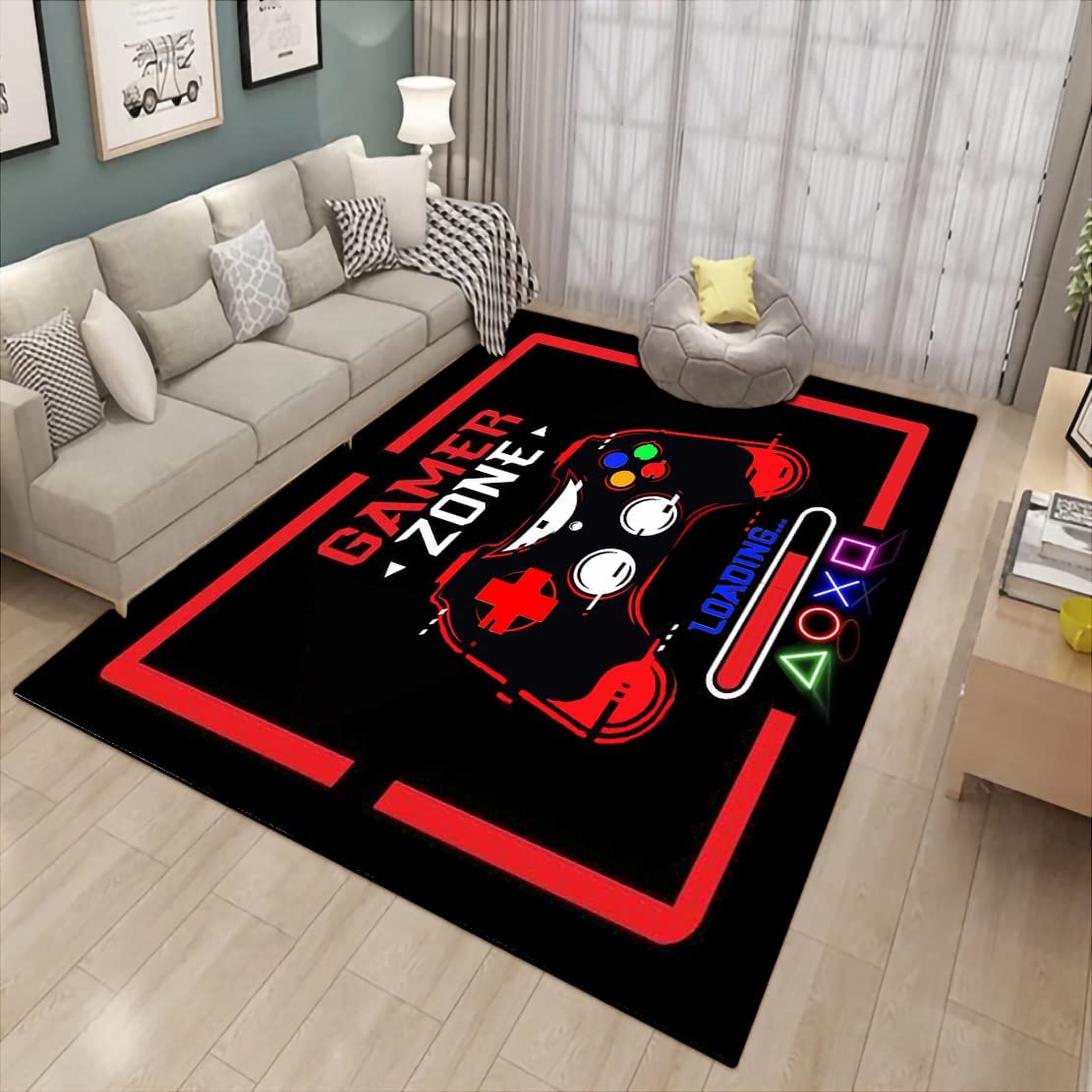 Anti-Slip Playroom Rug with 3D Printed Pattern for Kids and Teens - Image 3