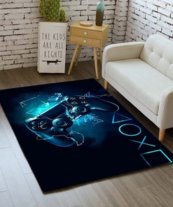 Area Rugs for Gamer Girls - Printed Gamepad Carpets for Living Room and Bedroom