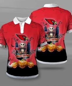 Arizona Cardinals Halloween Polo Shirt