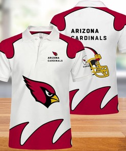 Arizona Cardinals Polo Shirts White