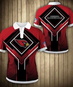 Arizona Cardinals Square Lattice Polo Shirt