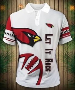 Arizona Cardinals Zigzag Casual Polo Shirt