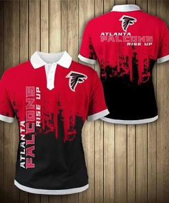 Atlanta Falcons 3D Polo Shirt