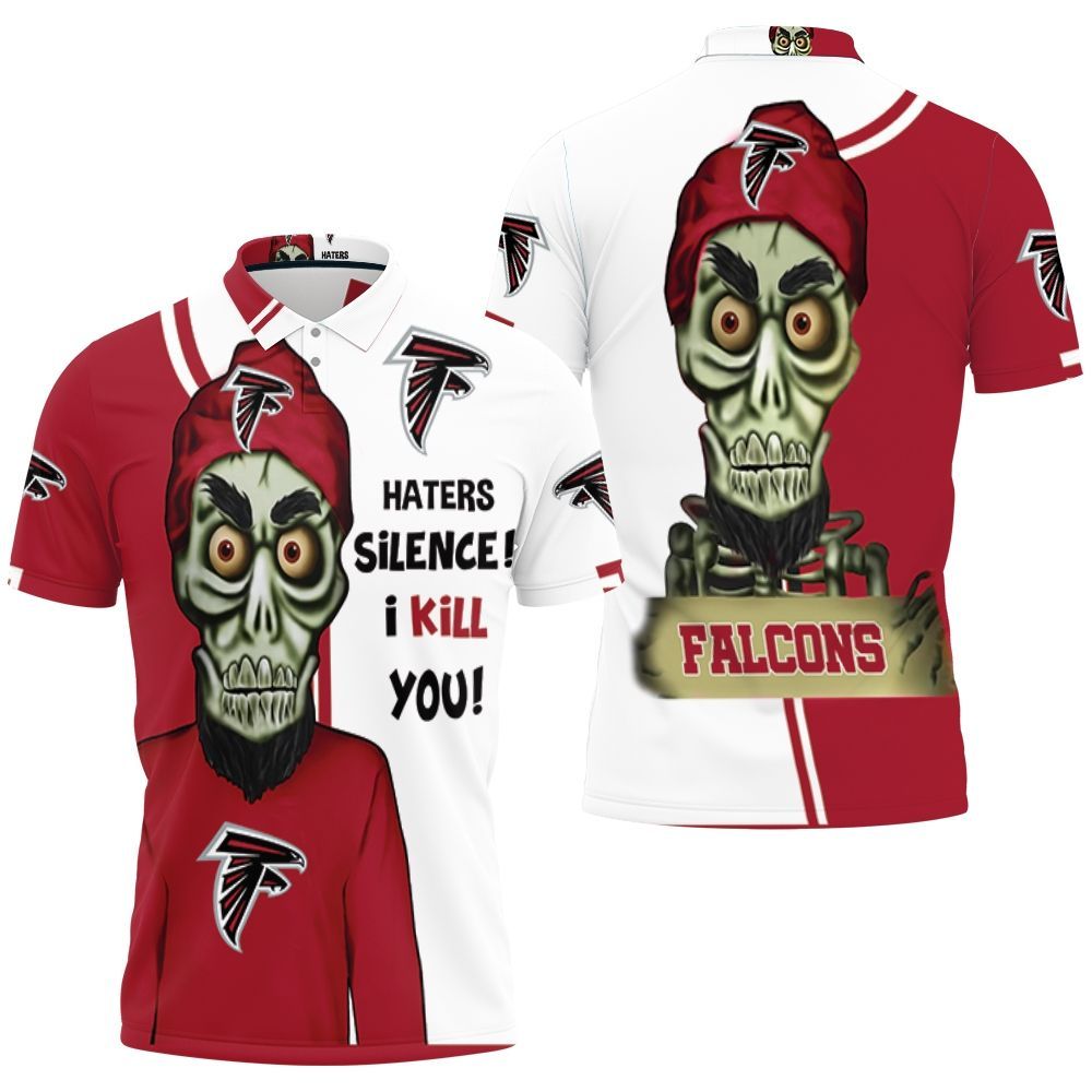 Atlanta Falcons Haters I Kill You 3D Polo Shirt