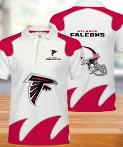 Atlanta Falcons Polo Shirts White