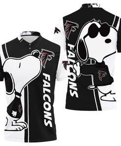 Atlanta Falcons Snoopy Lover 3D Printed Polo Shirt
