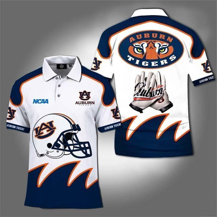 Auburn Tigers Fot Football Lover 3D Polo Shirt