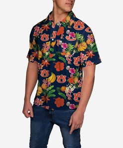 Auburn Tigers Fruit Flair Short Sleeve Polo