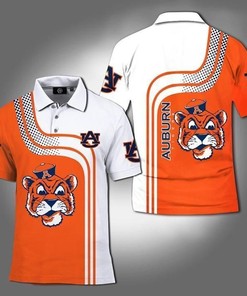 Auburn Tigers Ncaa 3D Polo Shirt