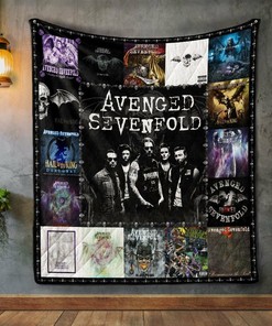 Avenged Sevenfold Style 2 Album Covers Quilt Bedding Set Blanket Bedroom Decor, Gifts for Family