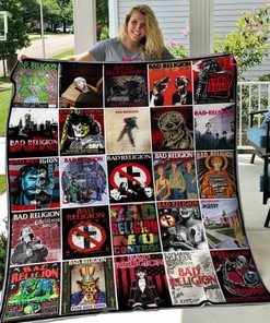 Bad Religion Quilt Blanket Bedding Set for Picnics and Great Gifts for Fans