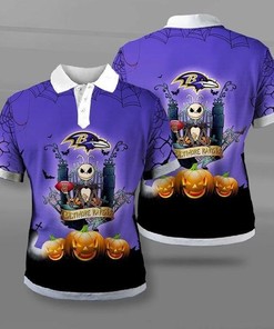 Baltimore Ravens Halloween Polo Shirt