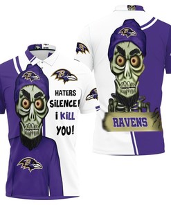 Baltimore Ravens Haters I Kill You 3D Polo Shirt