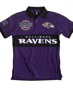 Baltimore Ravens Wordmark Rugby Polo Shirt 3D All Over Print Shirt3827