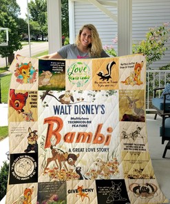 Bambi Quilt Blanket Bedding Set - Suitable for Home Decoration and Picnic