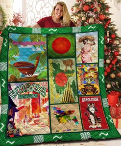 Bangladesh Personalized Quilt Bedding Set for Home Decoration and Family Gifts
