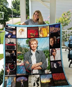 Barry Manilow All Season Plus Size Quilt Bedding Set Blanket Bedroom Decor, Gifts for Family