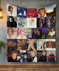 Barry Manilow Style 2 Album Covers Quilt Bedding Set Blanket Bedroom Decor, Gifts for Family