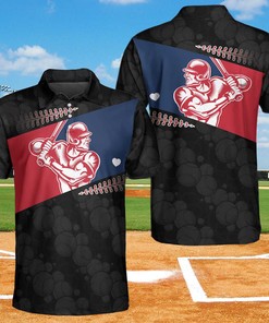 Baseball With Little Heart Polo Shirt