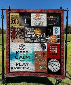 Basketball Court Quilt Bedding Set - Perfect for Bedroom Decor and Gifts for Fans