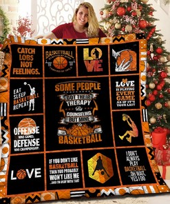 Basketball Quilt Blanket Bedding Set Home Decor