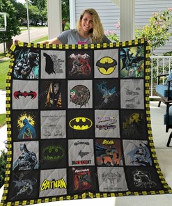 Batman Dc Comics Quilt Bedding Set Blanket Premium Birthday Christmas Gift Idea For Fans