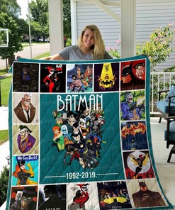 Batman The Animated Series Quilt Blanket Bedding Set Great for Bedroom Decor and Family Gifts