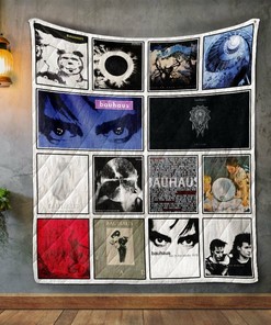 Bauhaus Band Album Covers Quilt Bedding Set Blanket - Great for Bedroom Decoration and Family Gifts