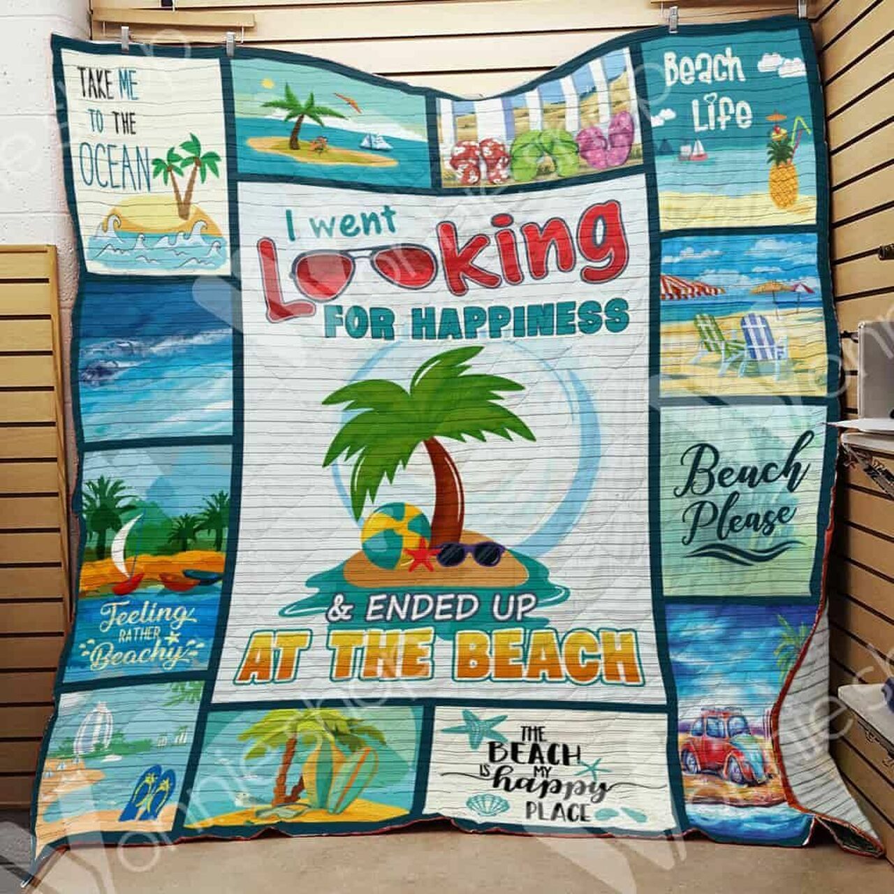 Beach Quilt Bedding Set Bedroom Decor Ideal for Family Gifts and Bedroom Decor